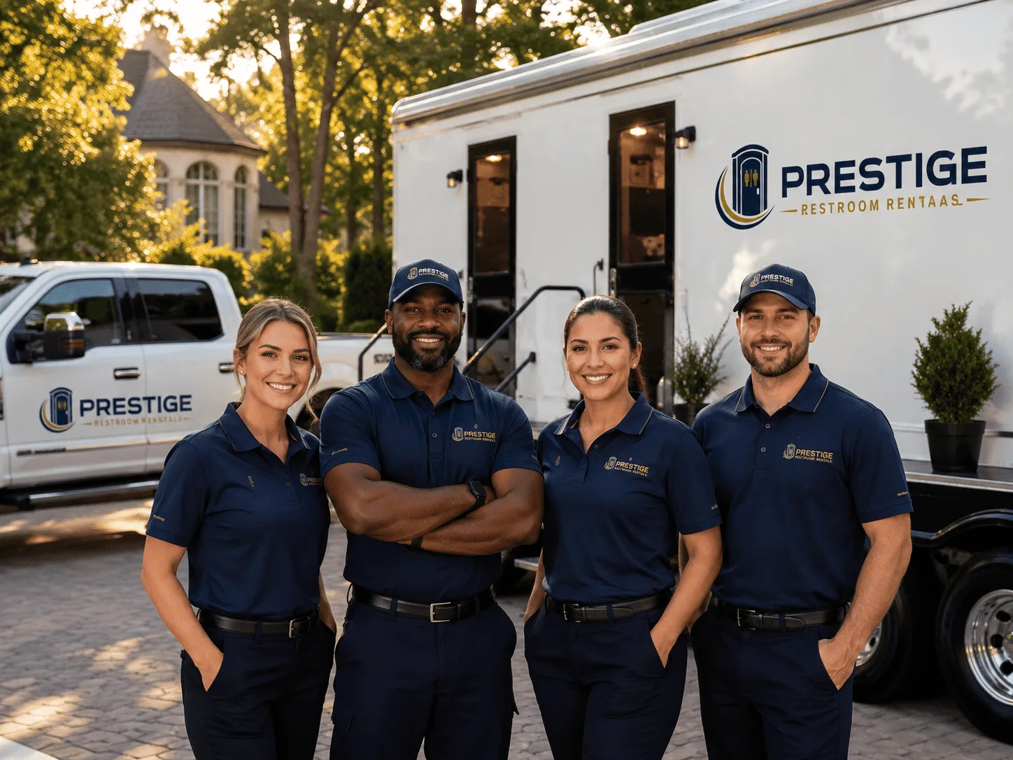 Trusted Luxury Portable Restrooms company in Justice, IL